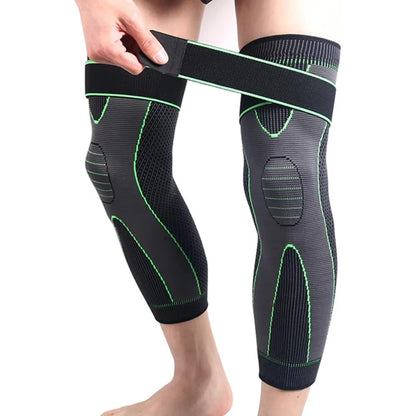 2 PC Adjustable Long Knee Warmer & Brace