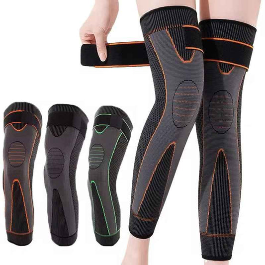 2 PC Adjustable Long Knee Warmer & Brace